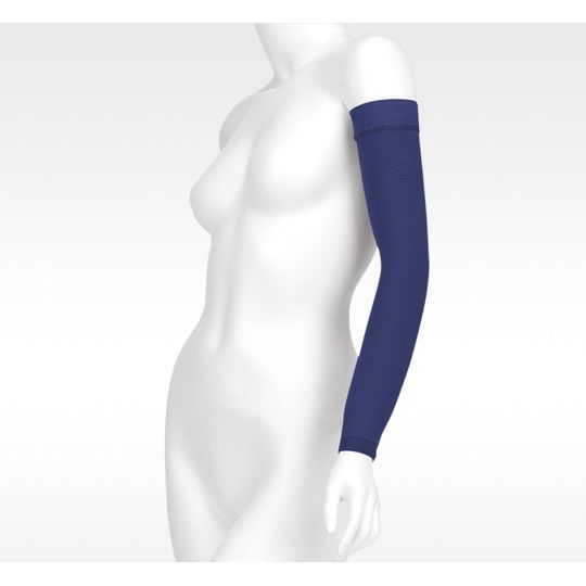 Juzo Soft Armsleeve 20-30 mmHg w/ Silicone Band, Navy