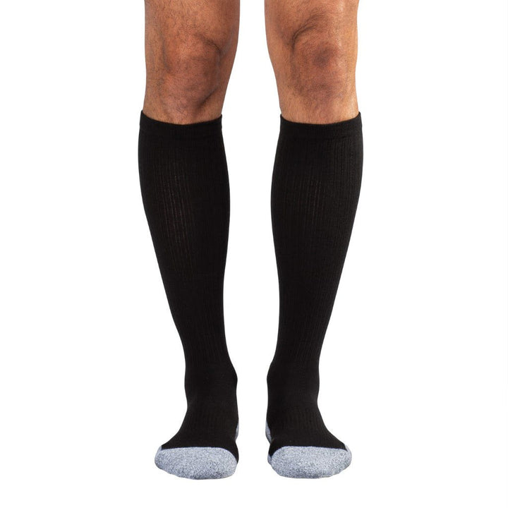 Dr. Comfort Chaussettes de maintien pour personnes diabétiques 15-20 mmHg, noires