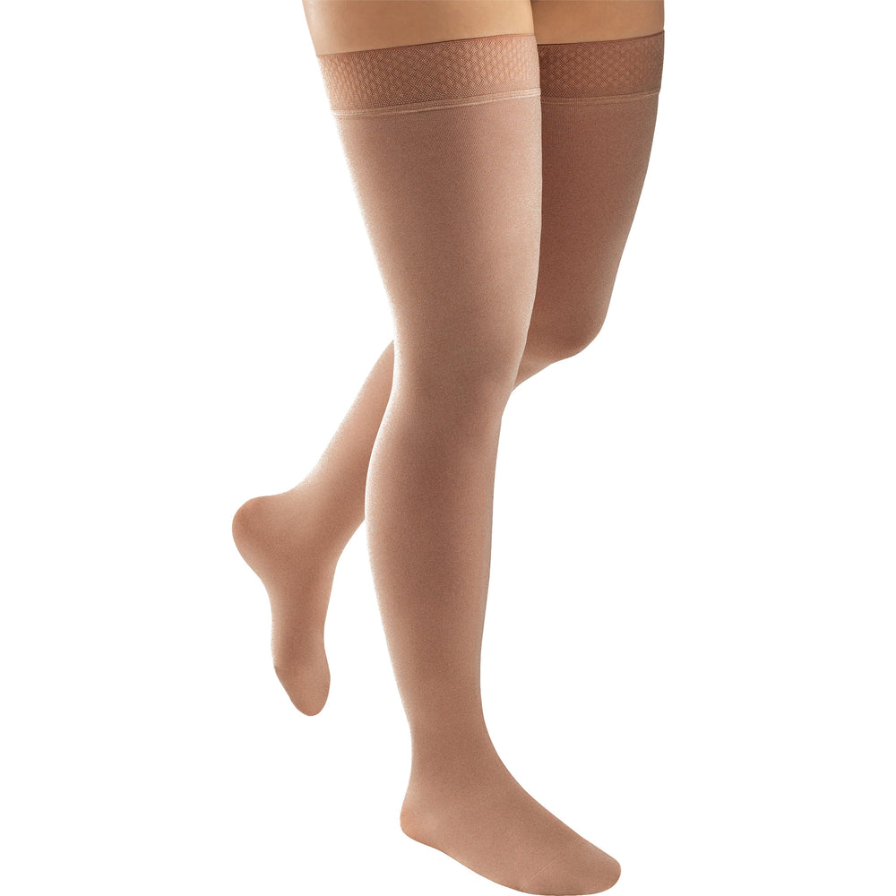 JOBST® ACTIVA Opaque Thigh High, Sun Bronze