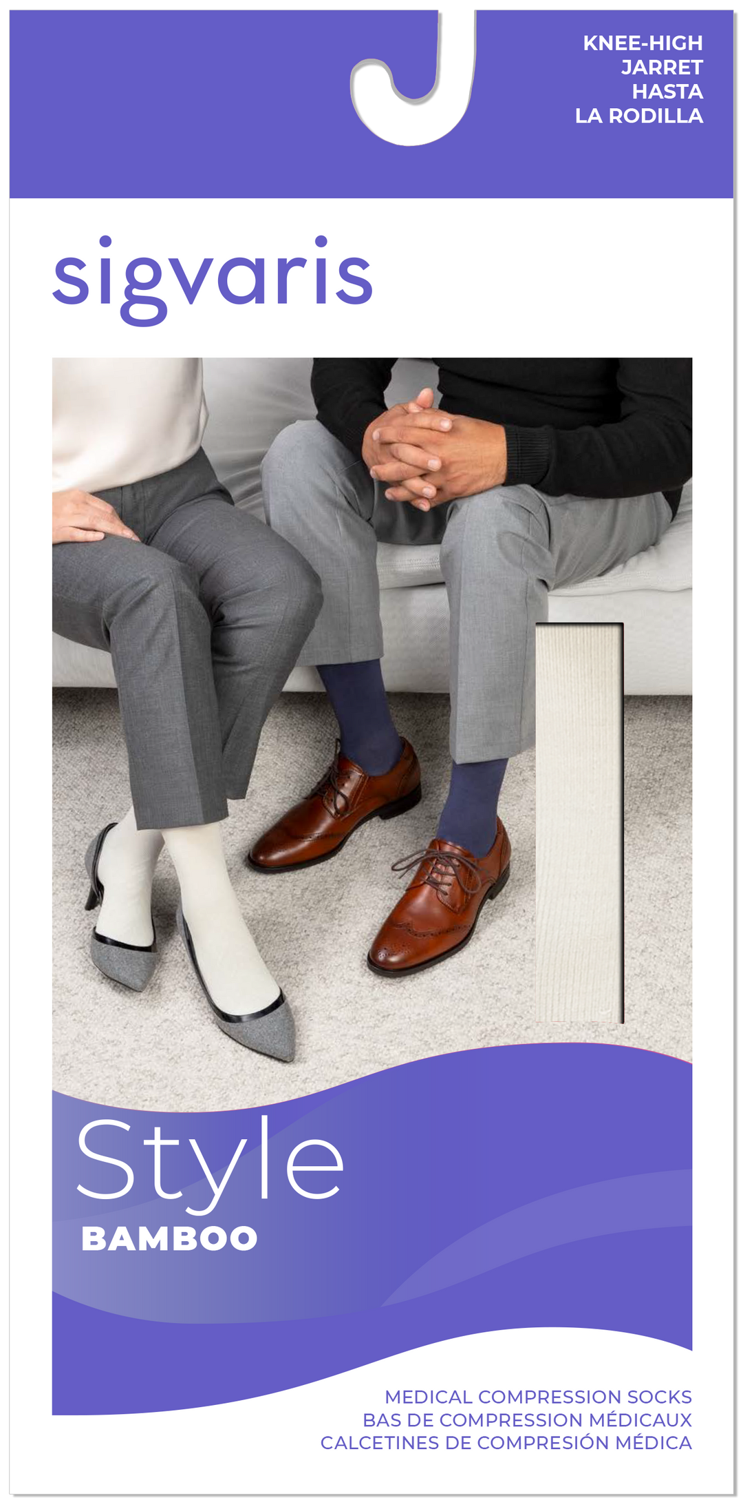Sigvaris Bamboo Knee High 20-30 mmHg