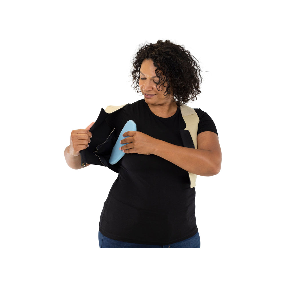 Circaid Flat Localized Edema Control (FLEC) pad, Application