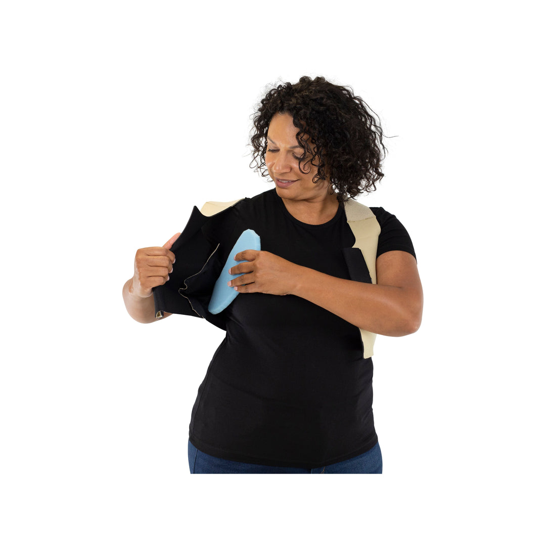 Circaid Flat Localized Edema Control (FLEC) pad, Application