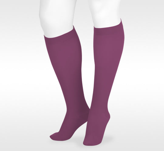 Juzo Soft Knee High in Grape Jam
