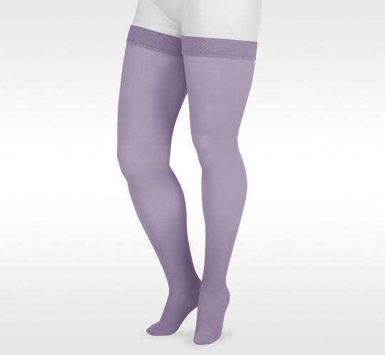 Juzo Signature Collection Thigh High w/ Silicone Band in Lavender Love