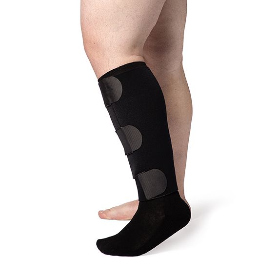 Sigvaris Compreflex Contain Calf Wrap, Black
