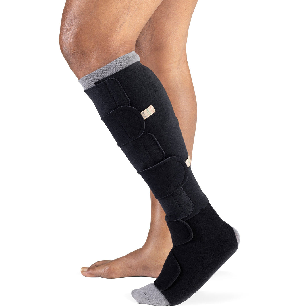 Sigvaris Compreflex Standard Calf & Foot Wrap, Black