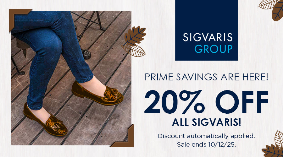 Sigvaris prime savings are here! 20% Off all Sigvaris. Discount automatically applied. Sale ends 10/12/25.