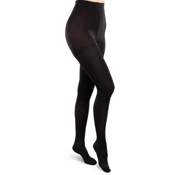Therafirm Ease Opaque Women's 20-30 mmHg Pantyhose, Black