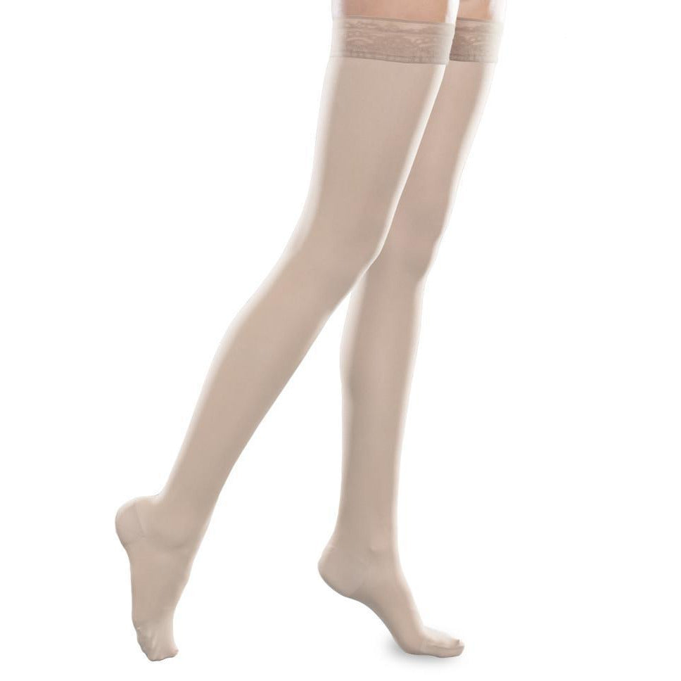 Therafirm Sheer Ease Women's 20-30 mmHg Thigh High, Natural