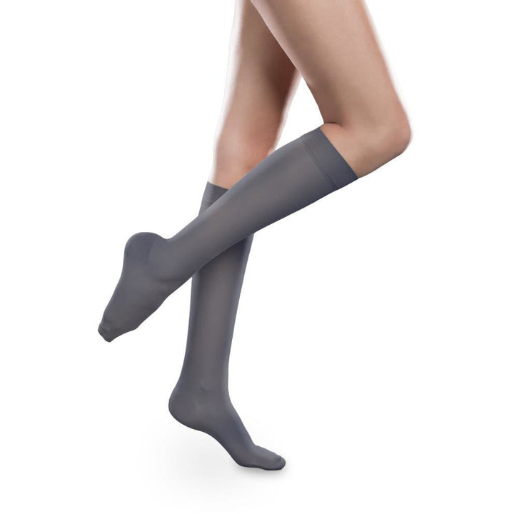 Therafirm Sheer Ease Women's 15-20 mmHg Knee High, Navy