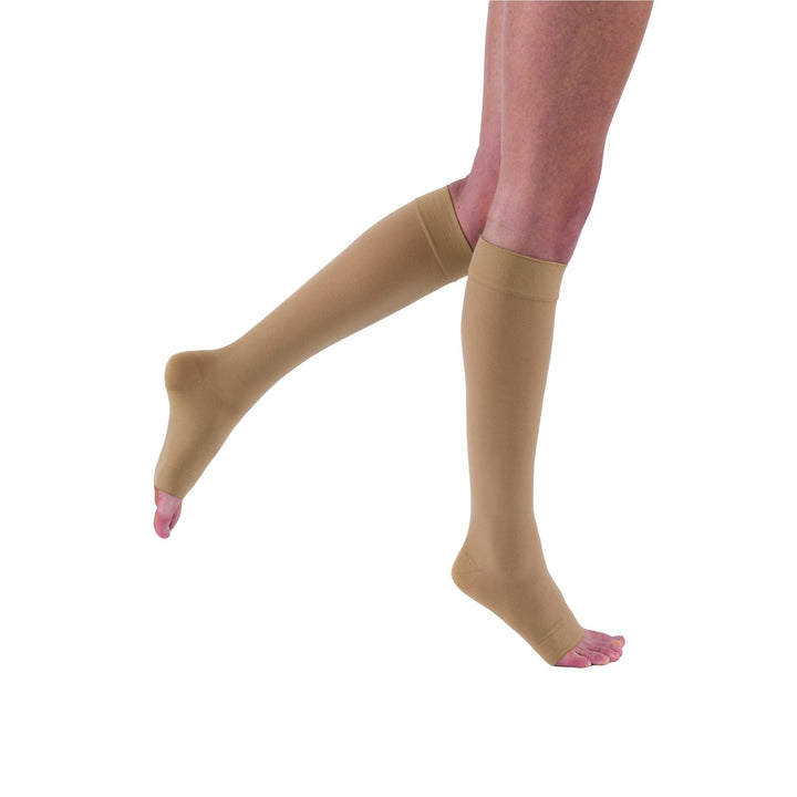 JOBST ® Relief 30-40 mmHg ÖPPEN TÅ Knähög, Beige