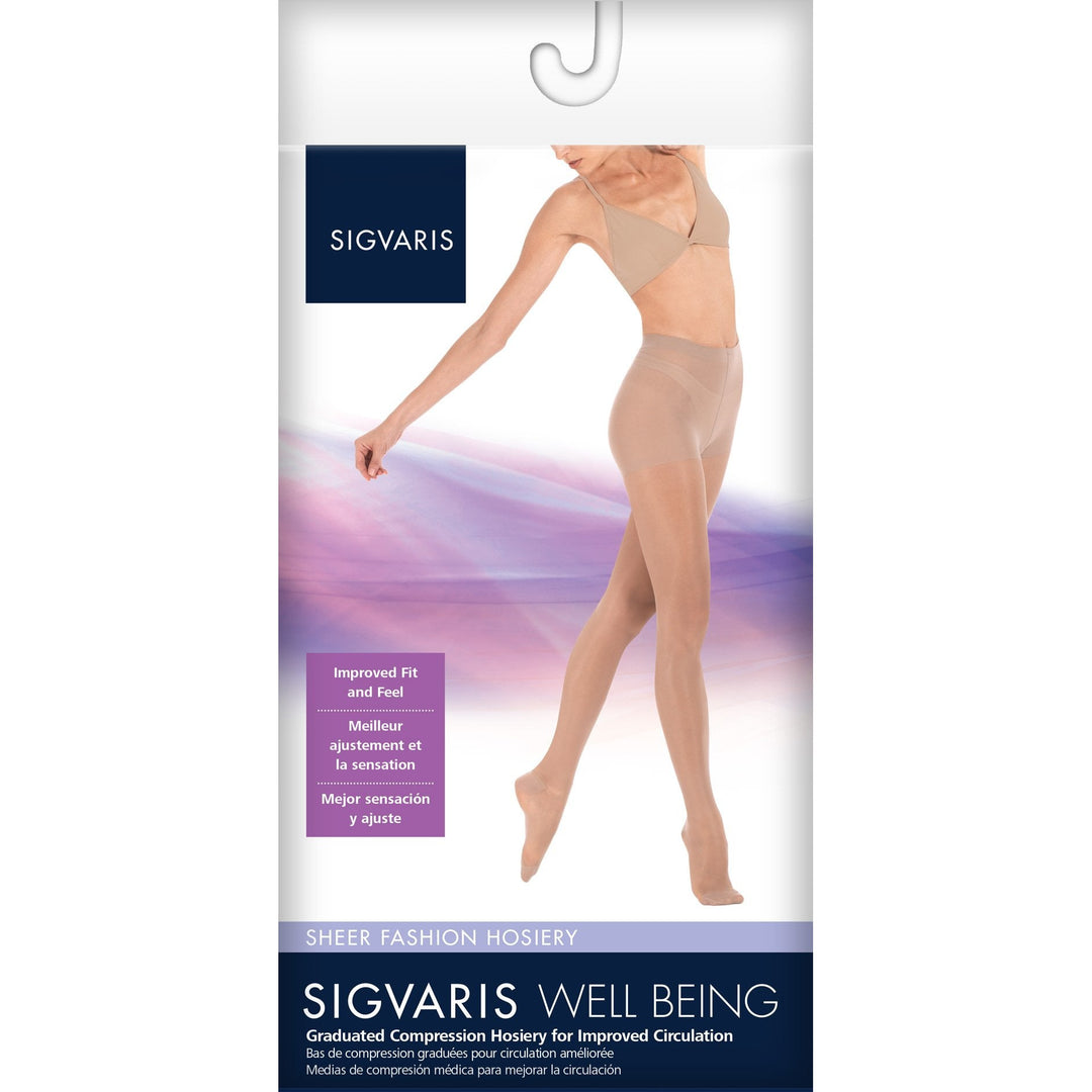 Sigvaris Sheer Fashion Collants pour femme 15-20 mmHg