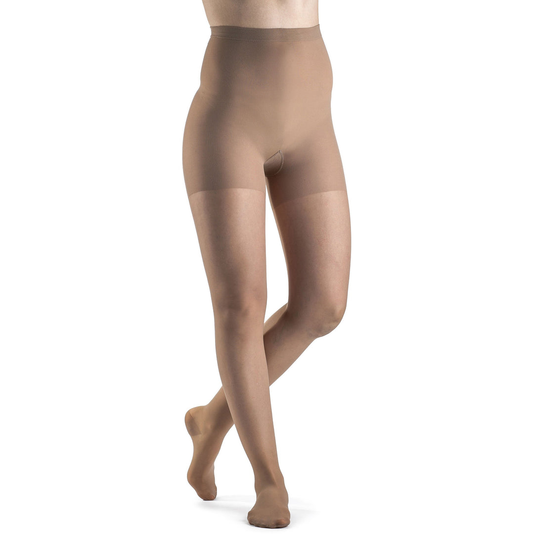 Sigvaris Sheer Fashion Damen-Strumpfhose, 15–20 mmHg, Golden