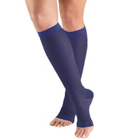 Truform Lites Women's OPEN-TOE Knee High 15-20 mmHg, Violet