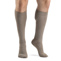 Sigvaris Casual Cotton Men's 15-20mmHg Knee High, Khaki