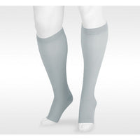 Juzo Dynamic Knee High 30-40 mmHg w/ 3.5 cm Silicone Band, Open Toe, Moonstone