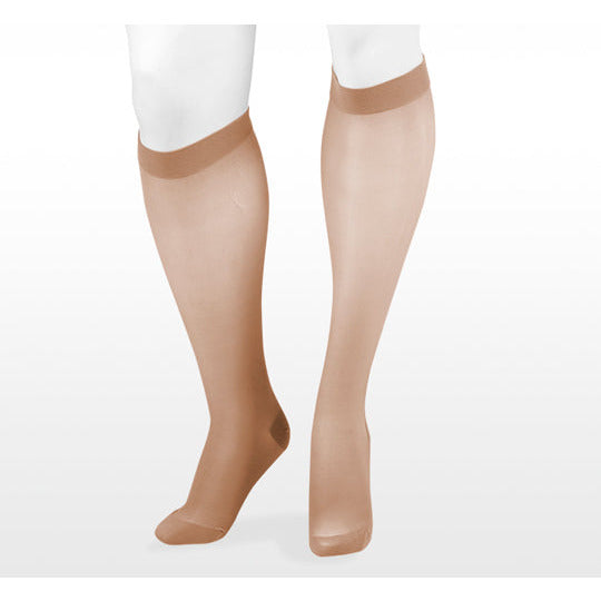 Juzo Naturally Sheer Genouillère haute 20-30 mmHg Beige