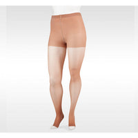 Juzo Naturally Sheer Pantyhose 30-40mmhg, Open Toe, Beige