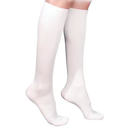 Sigvaris Cotton Women's 30-40 mmHg Knee High, White