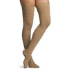 Sigvaris Cotton Damen 20-30 mmHg Oberschenkelhoch, Hellbeige