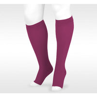Juzo Dynamic Knee High 30-40 mmHg w/ 3.5 cm Silicone Band, Open Toe, Agate