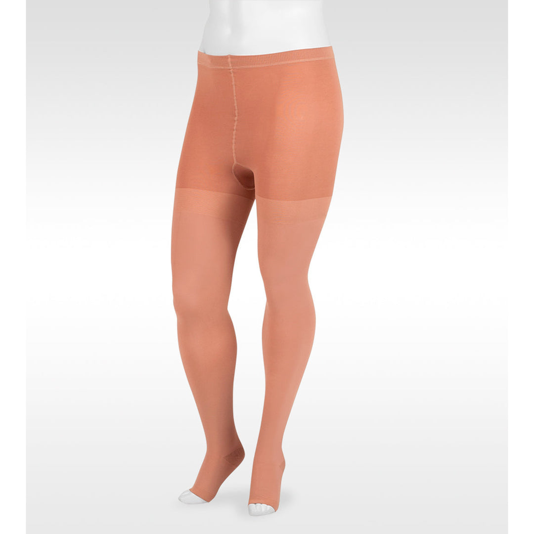 Pantimedias Juzo Dynamic 40-50 mmHg, puntera abierta, beige