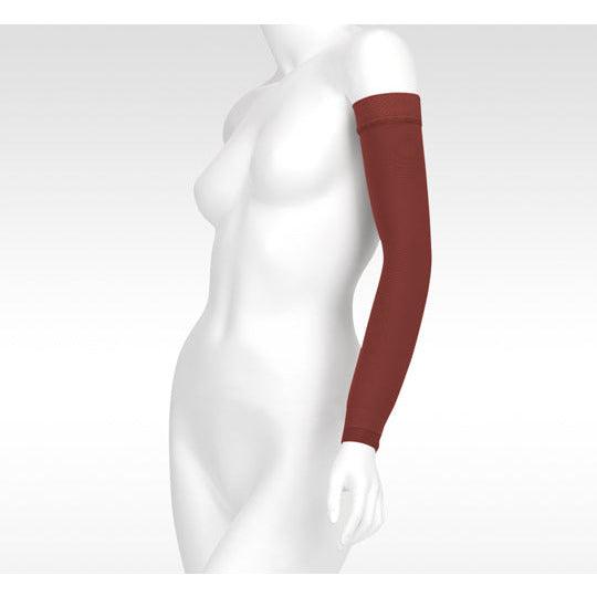 Juzo Dynamic MAX Armsleeve 30-40 mmHg med silikonband, choklad