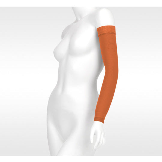 Juzo Dynamic MAX Armsleeve 30-40 mmHg med silikonband, kanel