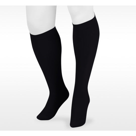 Juzo Dynamic Calcetines de algodón para hombre 15-20 mmHg, negro