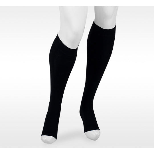 Juzo Move Knee High Open Toe 30-40 mmHg, Black