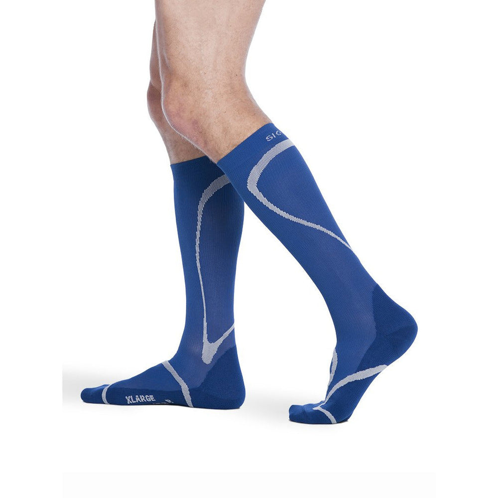 Sigvaris High Tech 15-20 mmHg Knee High, Blue