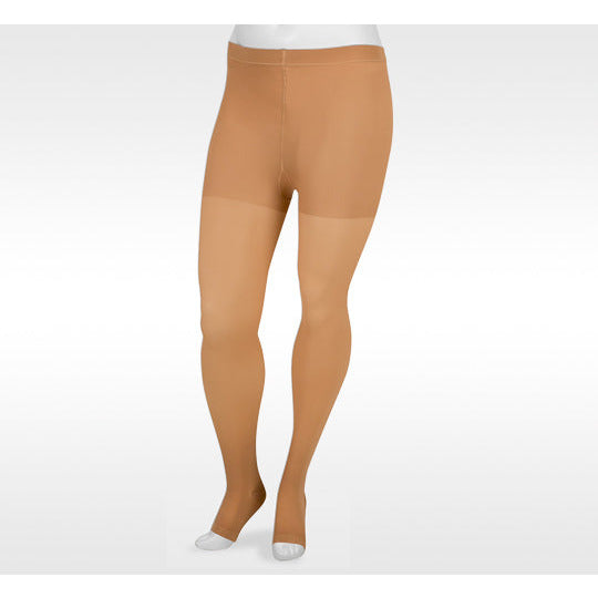 Juzo Basic Pantyhose 15-20 mmHg, Open Toe, Beige