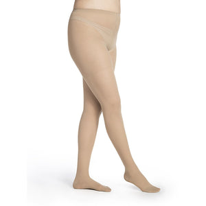 Sigvaris mitteltransparente Damenstrumpfhose 20–30 mmHg, Honig