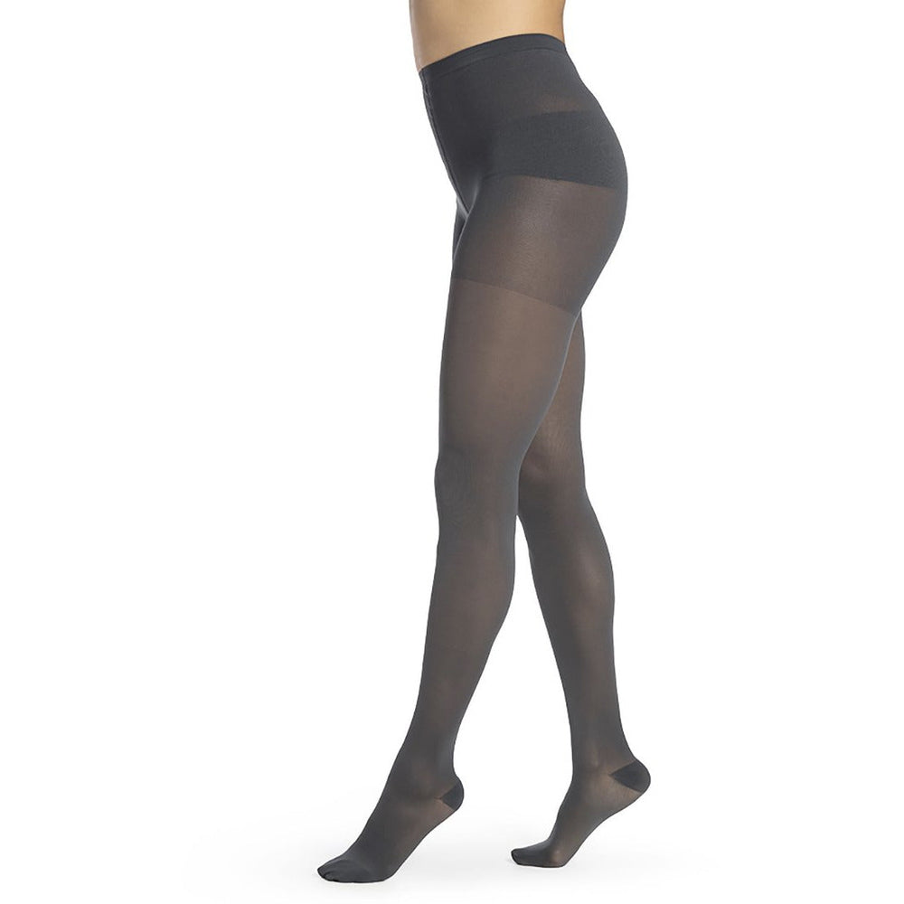 Meia-calça feminina Sigvaris Medium Sheer 20-30 mmHg, Nightshade