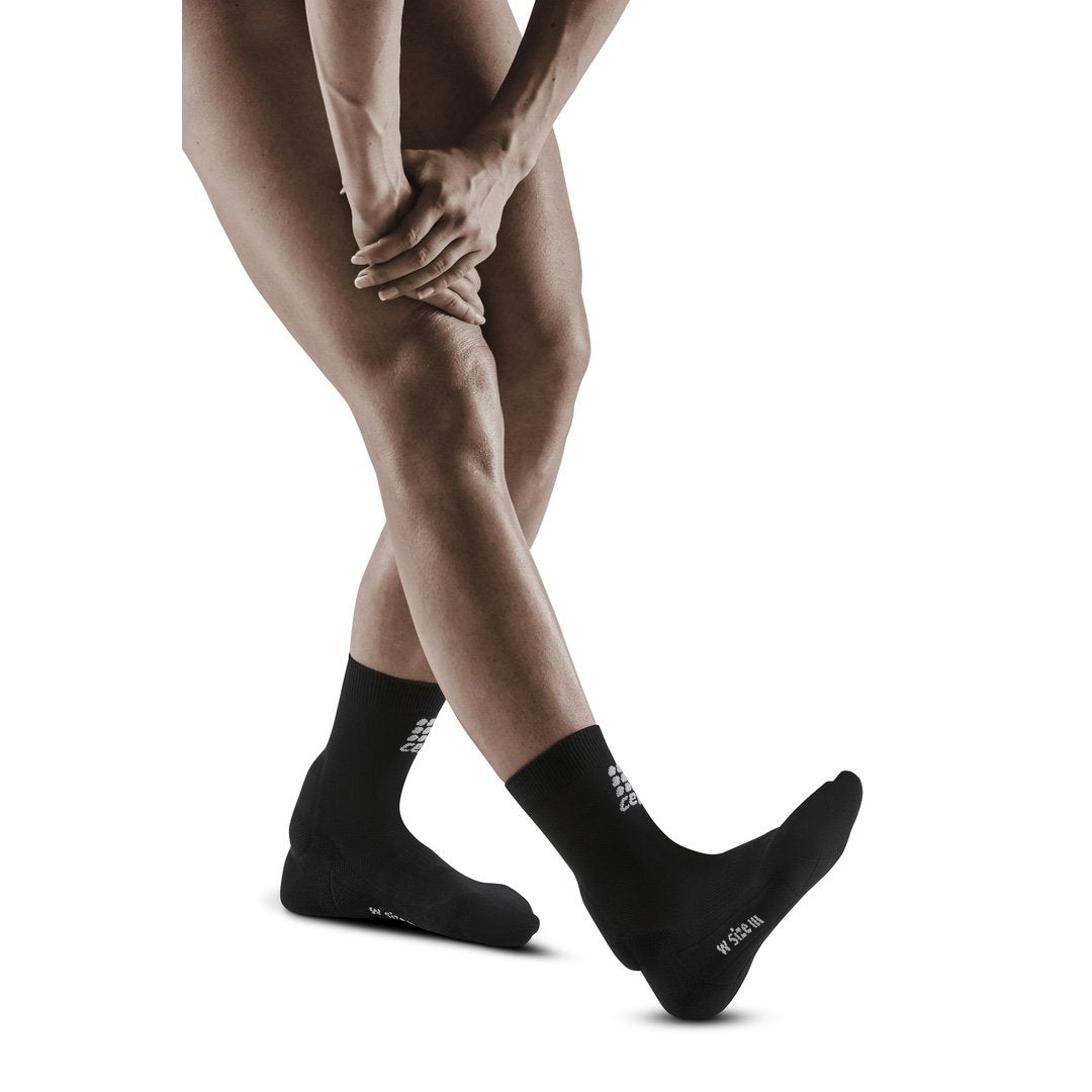 CEP Calcetines cortos con soporte para el tendón de Aquiles para mujer