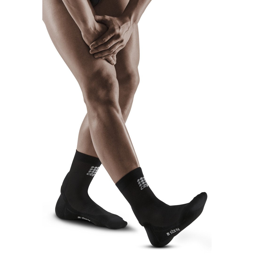 CEP Calcetines cortos con soporte para el tendón de Aquiles para hombre