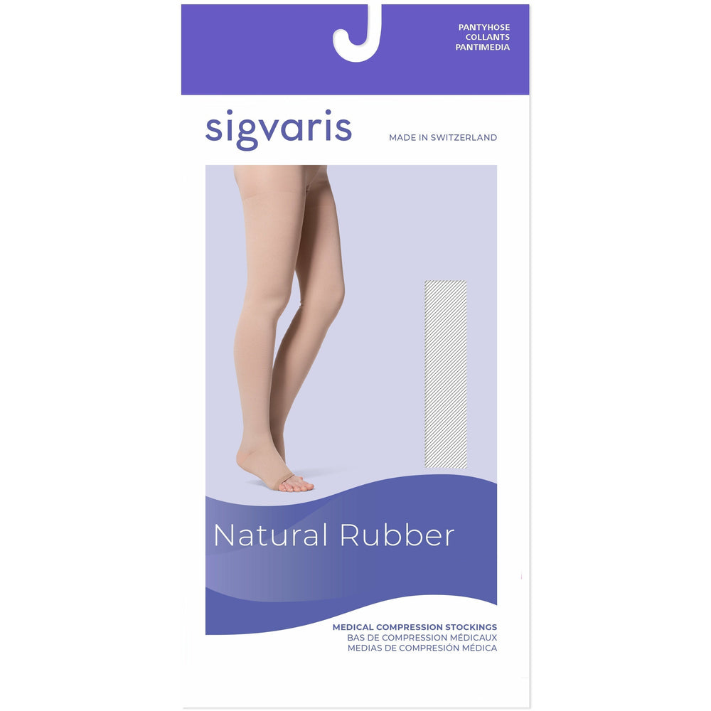 Sigvaris Naturkautschuk 30-40 mmHg Strumpfhosen, Box