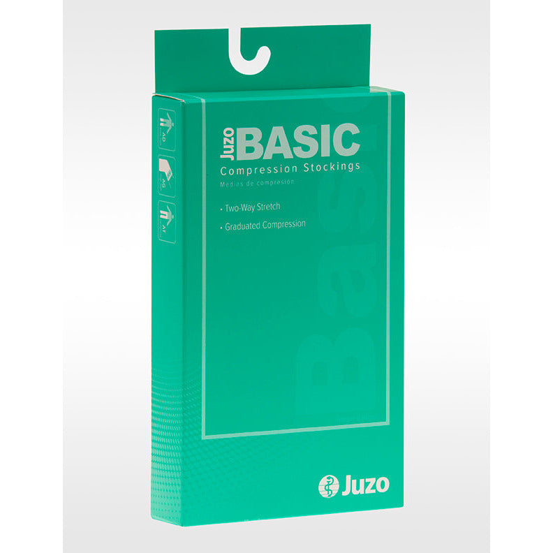 Meia-calça Juzo Basic 15-20 mmHg, bico aberto, caixa