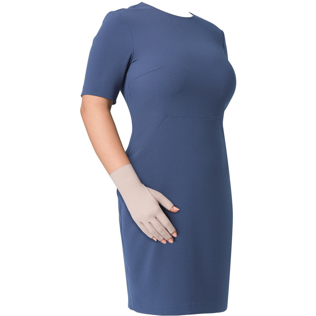 Jobst Bella Lite 15-20 mmHg 加圧グローブ、ベージュ