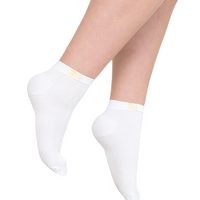 Solidea Active Massage Ankle Socks, White