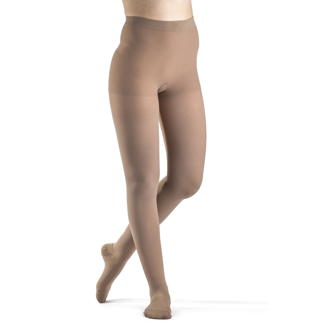 Dynaven Pantimedias para mujer de 15 a 20 mmHg, color beige claro