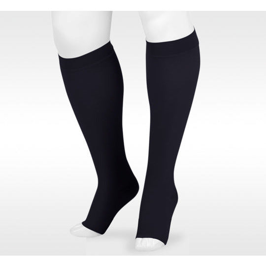 Juzo Dynamic Knee High 20-30 mmHg, Öppen tå, Svart