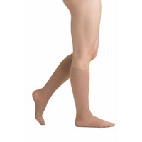 EvoNation Women's Microfiber Opaque 15-20 mmHg Knee High, Sand