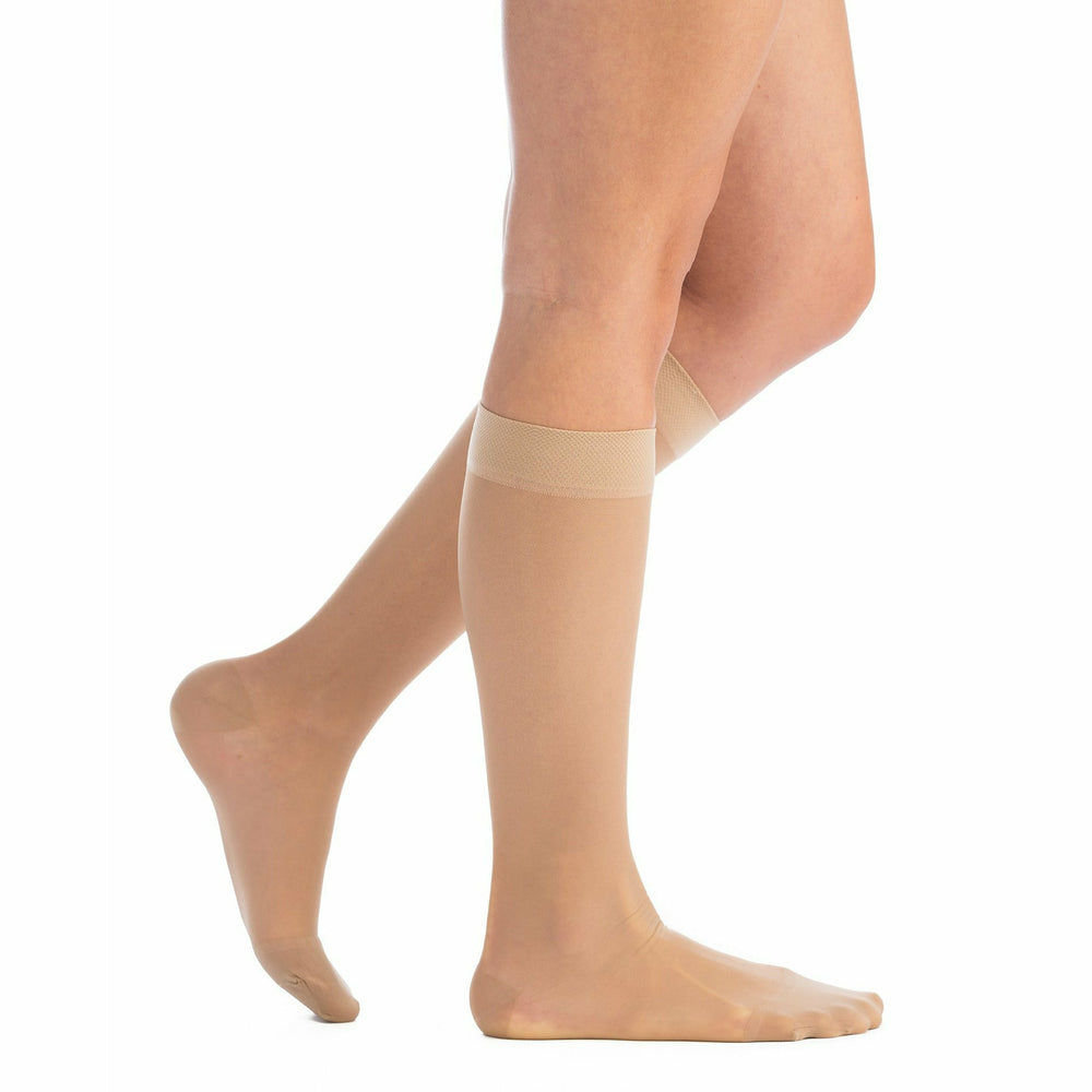 EvoNation Everyday Sheer 15-20 mmHg hasta la rodilla, color nude