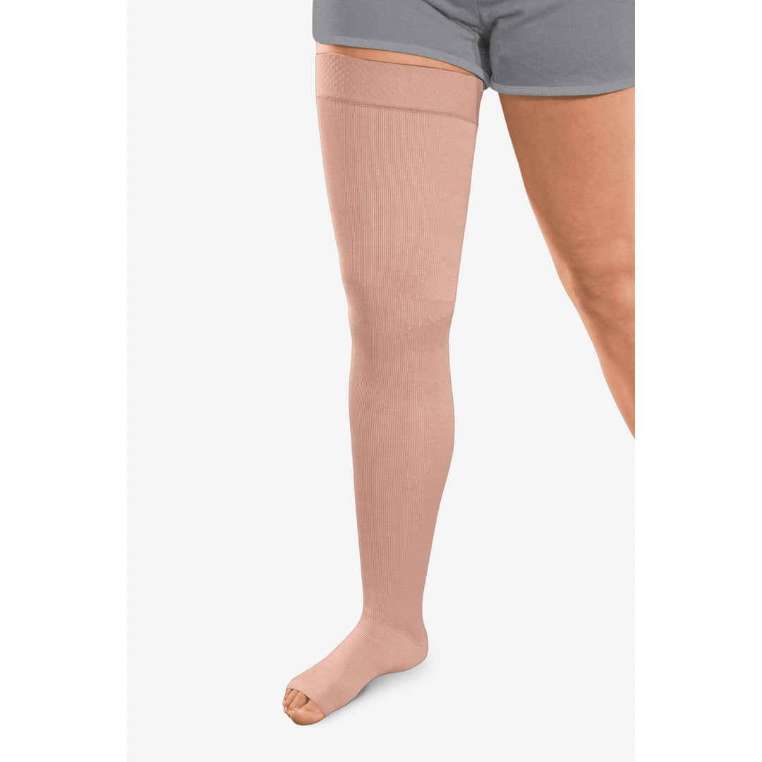 Solaris ExoStrong™ Thigh High 20-30 mmHg, Open Toe, Beige