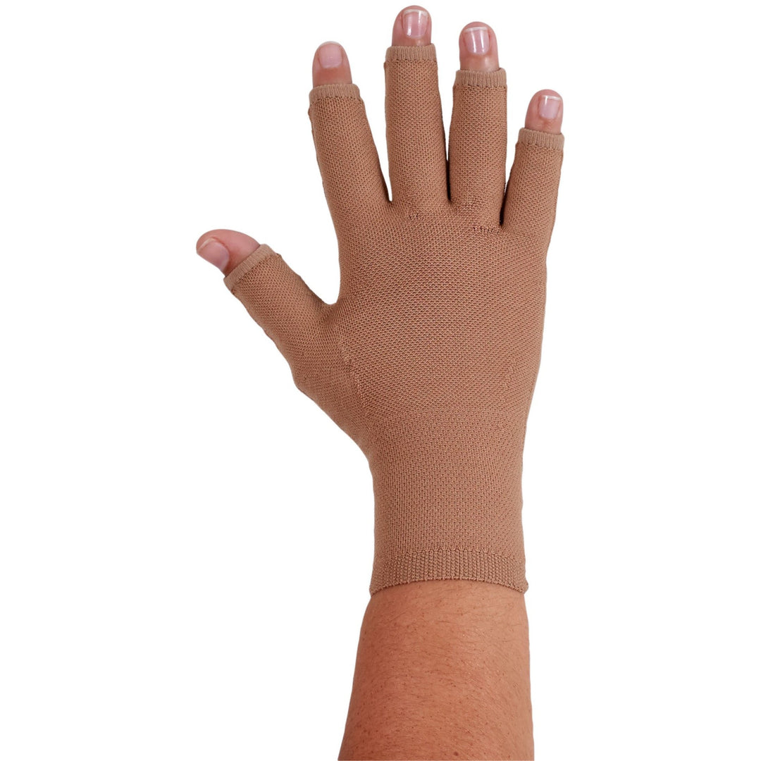 Mediven Harmony 20–30 mmHg nahtloser Handschuh, Karamell