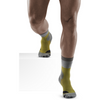 Hiking Light Merino Mid Cut Compression Socks, Men, Olive/Grey