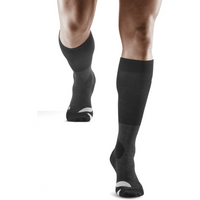 Hiking Merino Tall Compression Socks, Men, Stonegrey/Grey