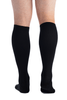 EvoNation Men's Copper Sole 20-30 mmHg Knee High, Black Back