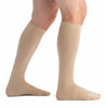 EvoNation masculino clássico canelado 30-40 mmHg altura do joelho, caqui